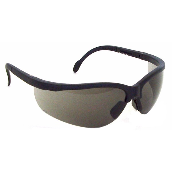 Safety Glasses, Wraparound IRUV 5.0 Polycarbonate Lens, Uncoated