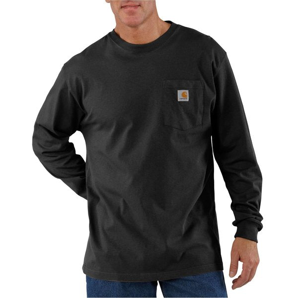 TK0126 M Loose Fit HW LS Pocket T-Shirt