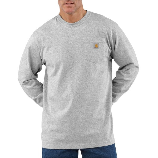 TK0126 M Loose Fit HW LS Pocket T-Shirt