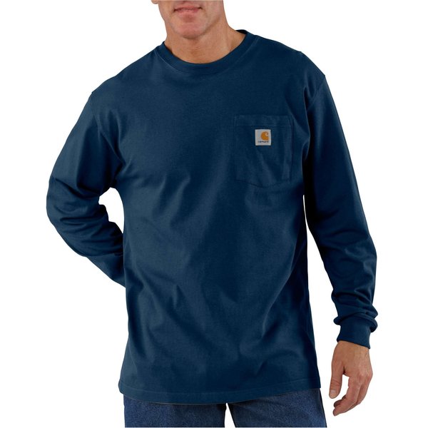 TK0126 M Loose Fit HW LS Pocket T-Shirt