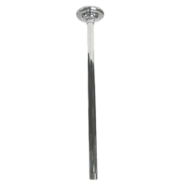 Shower Arms and Flange, Polished Chrome, Ceiling Mount