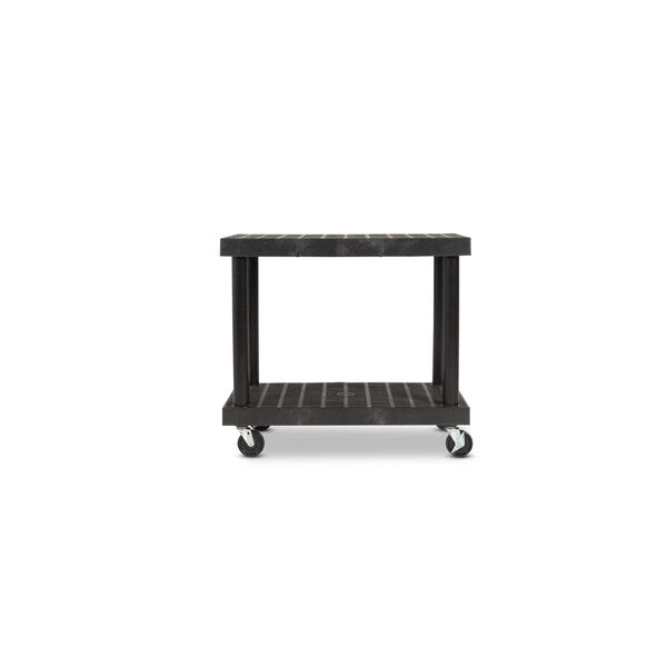 Recycled HDPE Modular-Kart, 2 Shelves, 600 lb