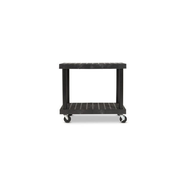 Recycled HDPE Modular-Kart, 2 Shelves, 650 lb