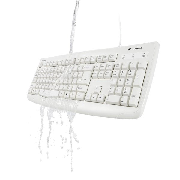Keyboard. Antimicrobial. White