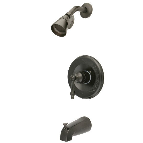 Tub and Shower Faucet, Oil Rubbed Bronze, Wall Mount