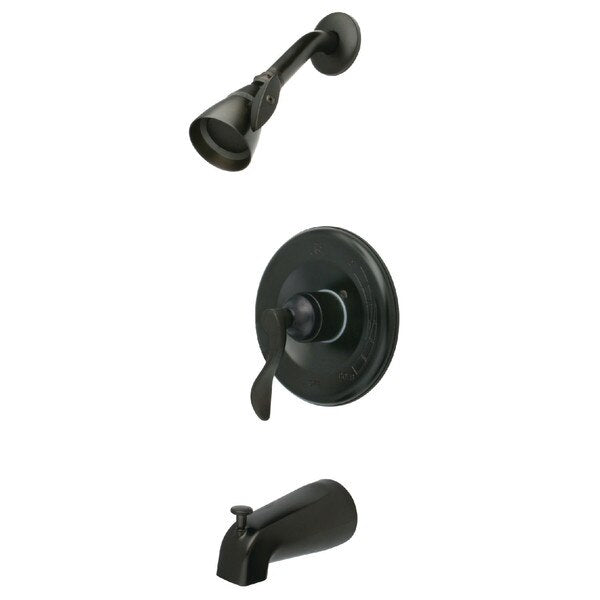 Tub and Shower Faucet, Oil Rubbed Bronze, Wall Mount