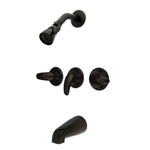 Tub and Shower Faucet, Oil Rubbed Bronze, Wall Mount