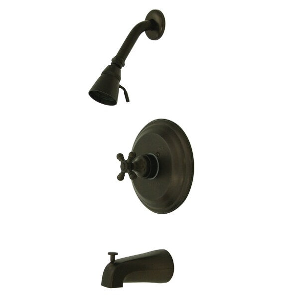 Tub and Shower Faucet, Oil Rubbed Bronze, Wall Mount