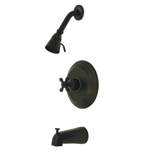 Tub and Shower Faucet, Oil Rubbed Bronze, Wall Mount