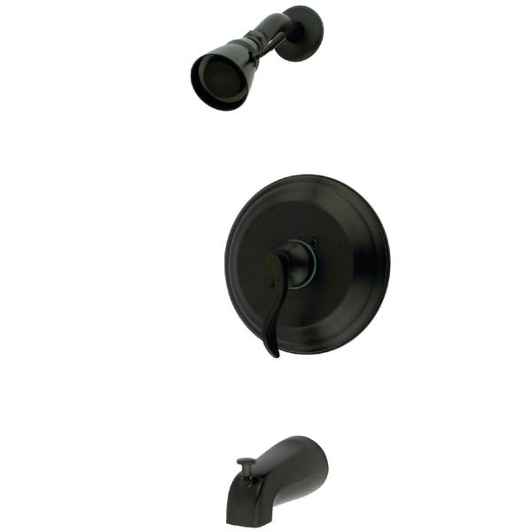 Tub and Shower Faucet, Oil Rubbed Bronze, Wall Mount