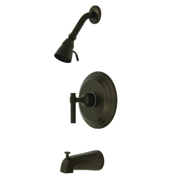 Tub and Shower Faucet, Oil Rubbed Bronze, Wall Mount