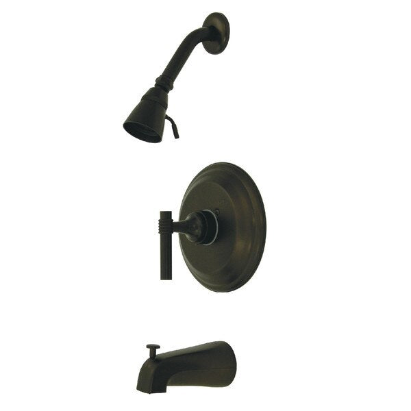 Tub and Shower Faucet, Oil Rubbed Bronze, Wall Mount