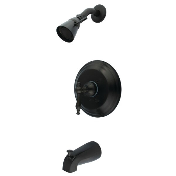 Tub and Shower Faucet, Oil Rubbed Bronze, Wall Mount