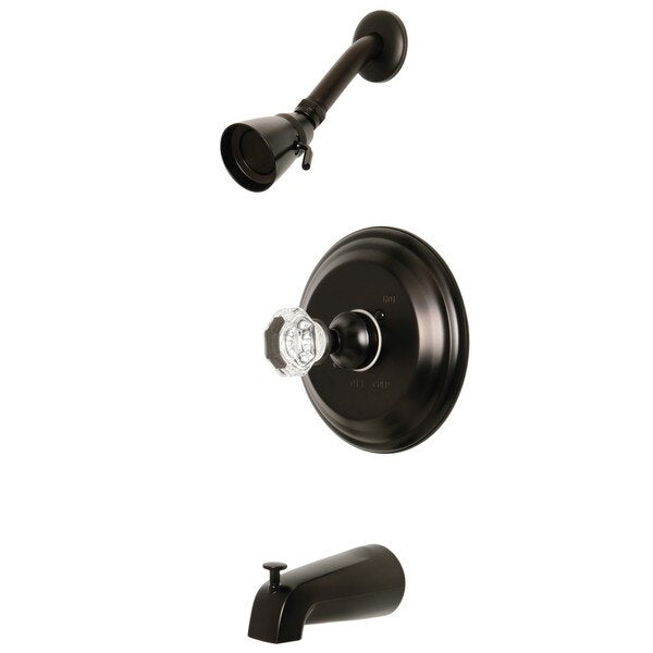 Tub and Shower Faucet, Oil Rubbed Bronze, Wall Mount