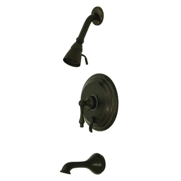 Tub and Shower Faucet, Oil Rubbed Bronze, Wall Mount