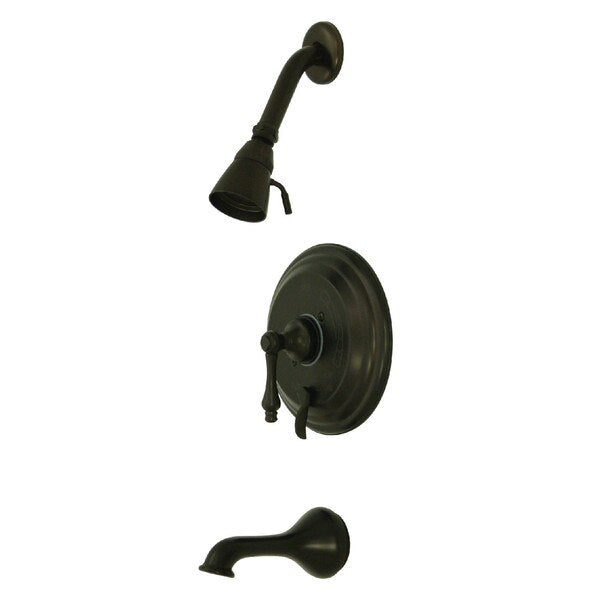 Tub and Shower Faucet, Oil Rubbed Bronze, Wall Mount