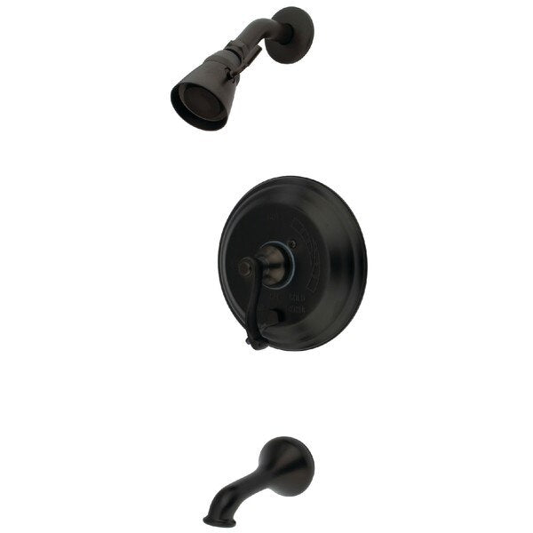 Tub and Shower Faucet, Oil Rubbed Bronze, Wall Mount