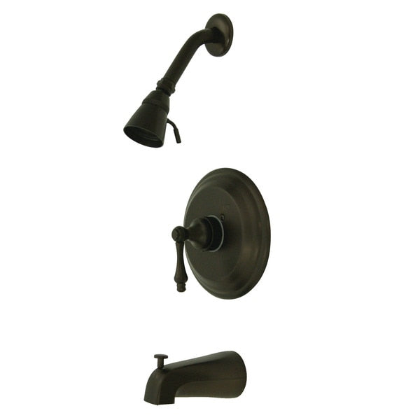 Tub and Shower Faucet, Oil Rubbed Bronze, Wall Mount