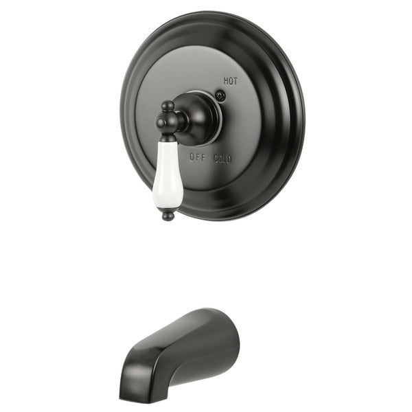 Tub and Shower Faucet, Oil Rubbed Bronze, Wall Mount