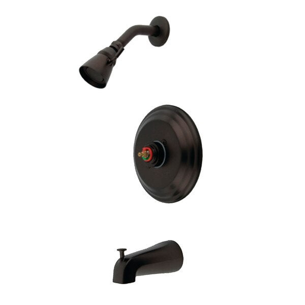 Tub and Shower Faucet, Oil Rubbed Bronze, Wall Mount