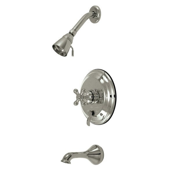 KB36380AX Tub & Shower Faucet with Metal Cross Handle