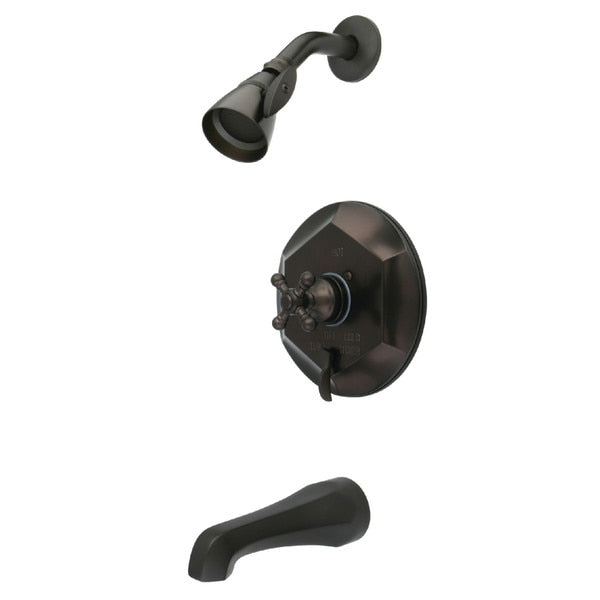 Tub and Shower Faucet, Oil Rubbed Bronze, Wall Mount