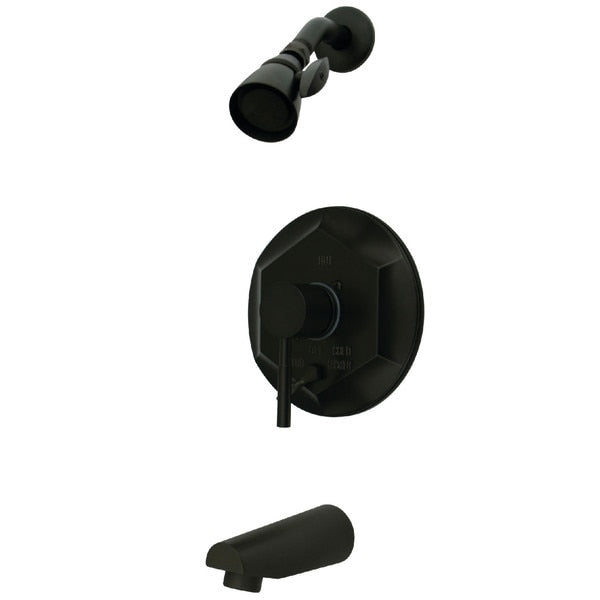 Tub and Shower Faucet, Oil Rubbed Bronze, Wall Mount
