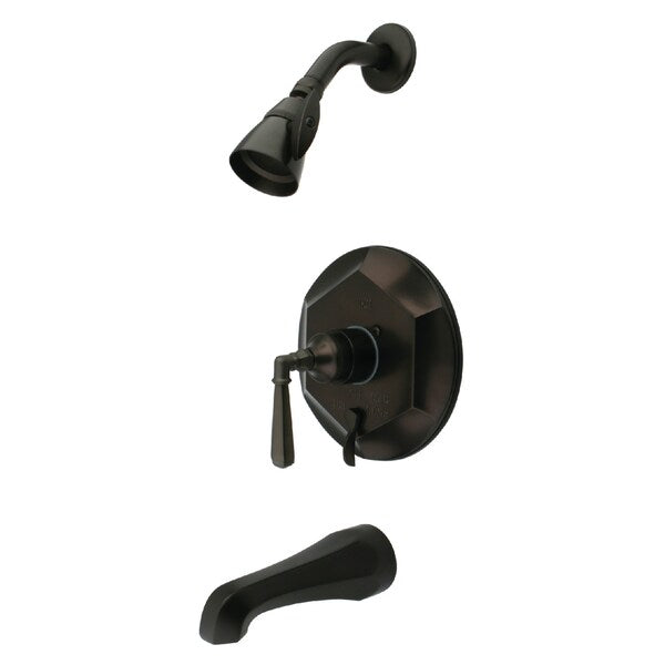 Tub and Shower Faucet, Oil Rubbed Bronze, Wall Mount