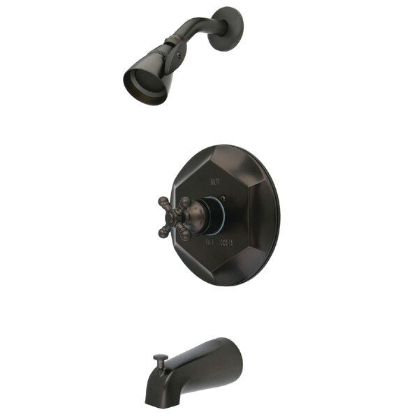 Tub and Shower Faucet, Oil Rubbed Bronze, Wall Mount