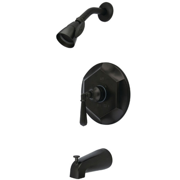 Tub and Shower Faucet, Oil Rubbed Bronze, Wall Mount