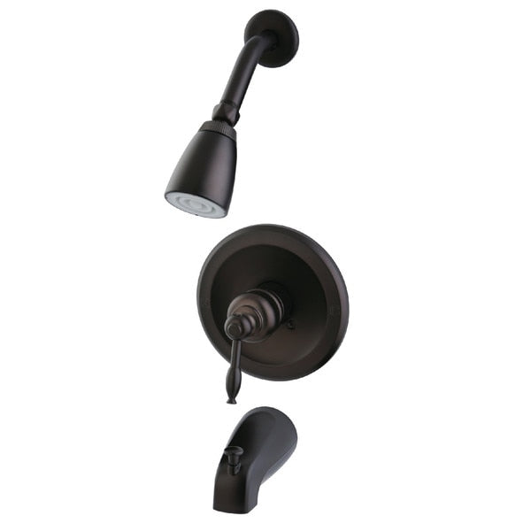 Tub and Shower Faucet, Oil Rubbed Bronze, Wall Mount