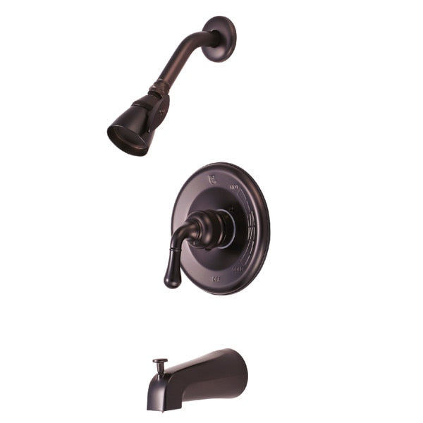 Tub and Shower Faucet, Oil Rubbed Bronze, Wall Mount