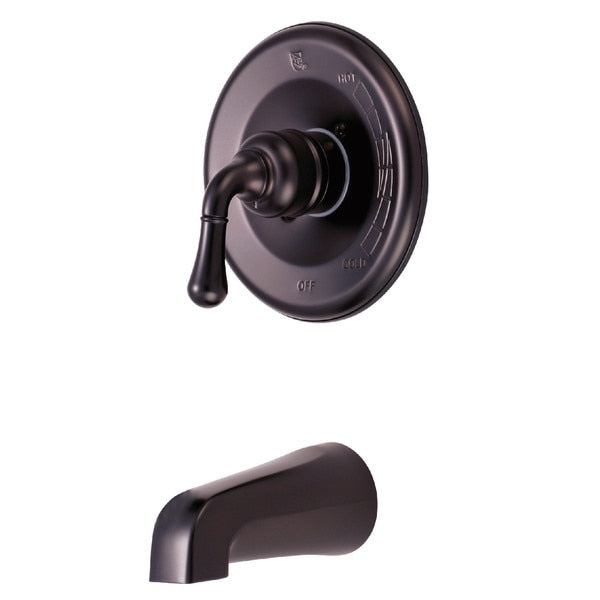 Tub and Shower Faucet, Oil Rubbed Bronze, Wall Mount