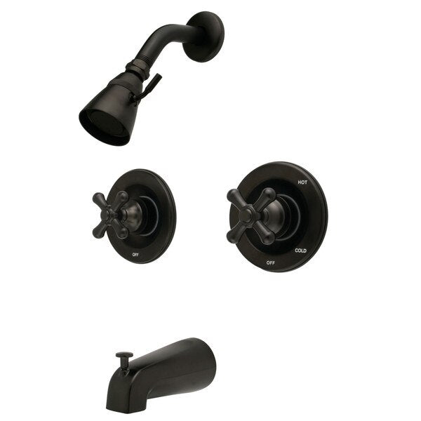 Tub and Shower Faucet, Oil Rubbed Bronze, Wall Mount