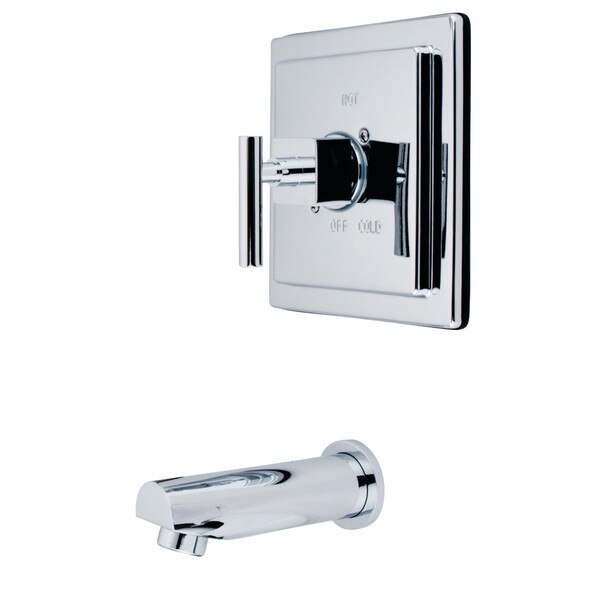 Tub and Shower Faucet, Polished Chrome, Wall Mount