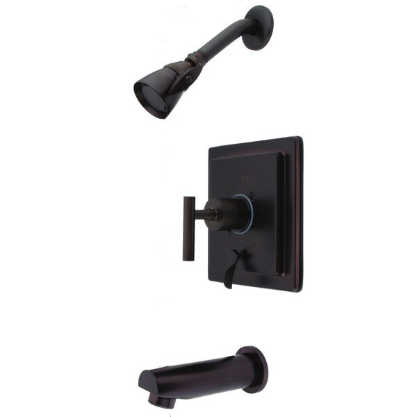 Tub and Shower Faucet, Oil Rubbed Bronze, Wall Mount