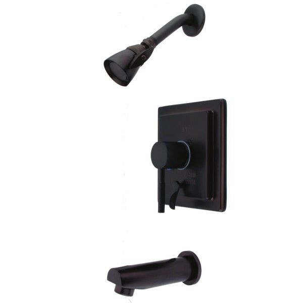 Tub and Shower Faucet, Oil Rubbed Bronze, Wall Mount