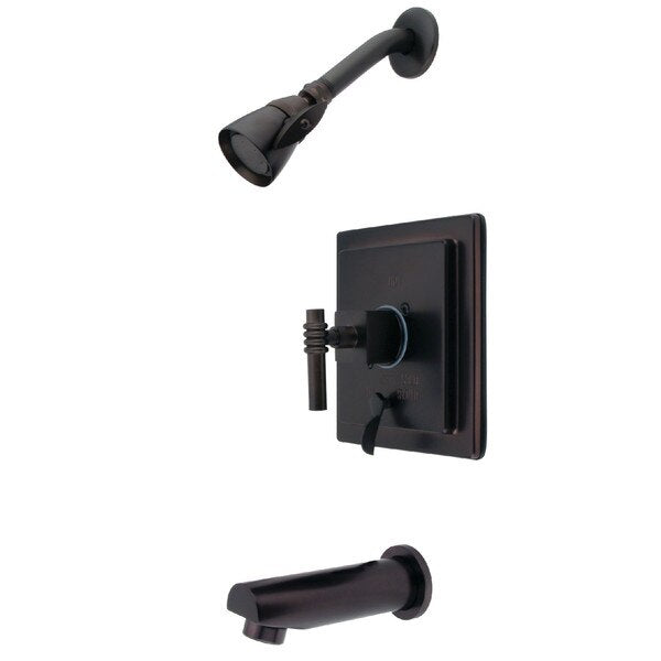 Tub and Shower Faucet, Oil Rubbed Bronze, Wall Mount