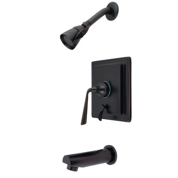 Tub and Shower Faucet, Oil Rubbed Bronze, Wall Mount