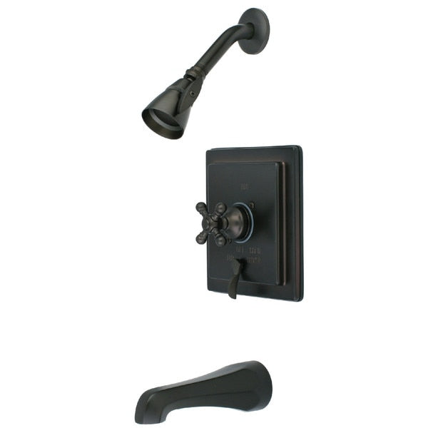 Tub and Shower Faucet, Oil Rubbed Bronze, Wall Mount