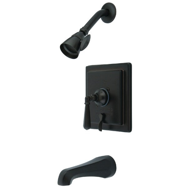 Tub and Shower Faucet, Oil Rubbed Bronze, Wall Mount