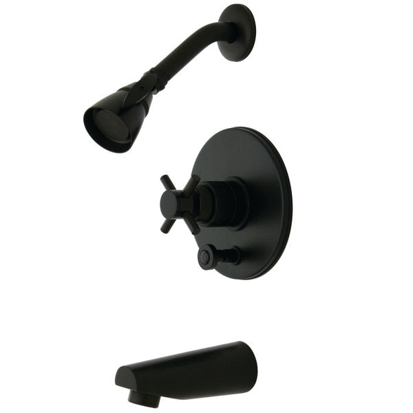 Tub and Shower Faucet, Oil Rubbed Bronze, Wall Mount