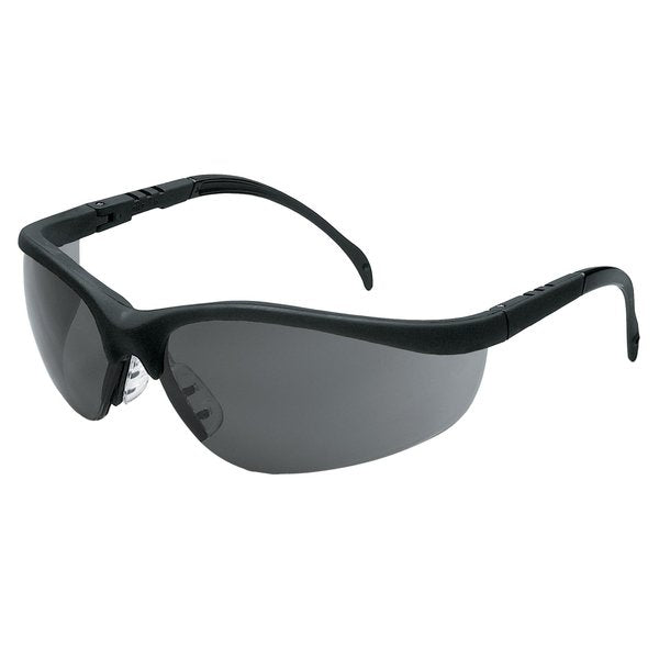 Safety Glasses, Gray Lens, Black Frame