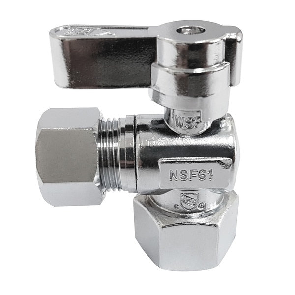 KF4440 1/2 Fip X 1/2 OD Comp Angle Stop Valve