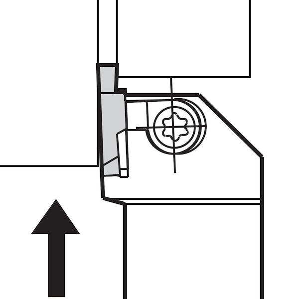 KGBAR 2020K2215, Ext Grooving Toolholder