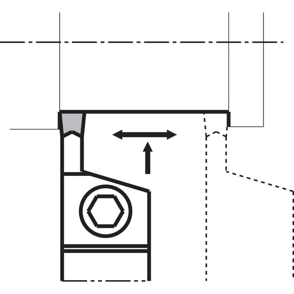 External Grooving Toolholder