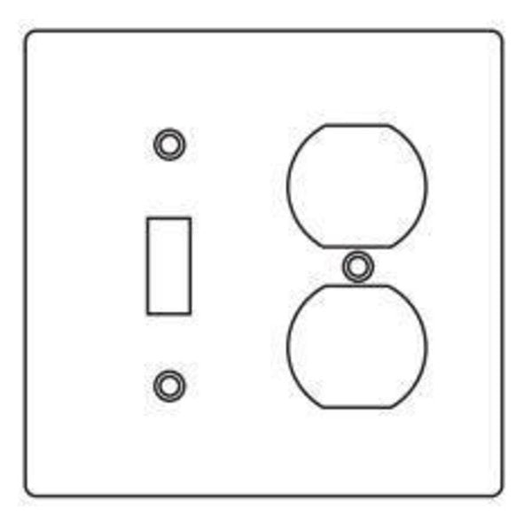 Cover, 2 Gang, Toggle/Duplex