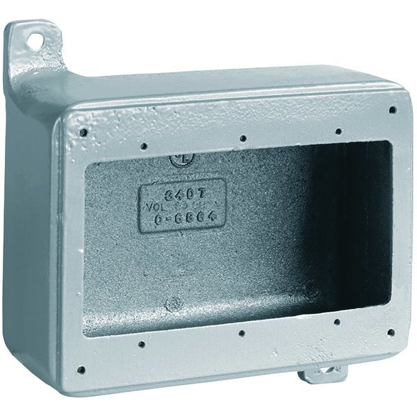 Device Box, 3 Gang, Deep, Aluminum