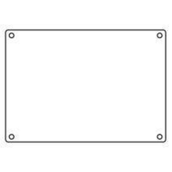 Cover, 3 Gang, Blank, Cast, Aluminum