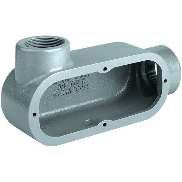 Conduit Body, LL, Gray, FE, 2-1/2